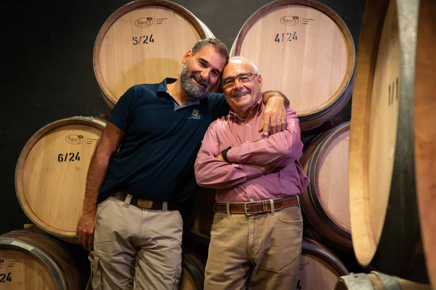 La familia Carelli en la cava