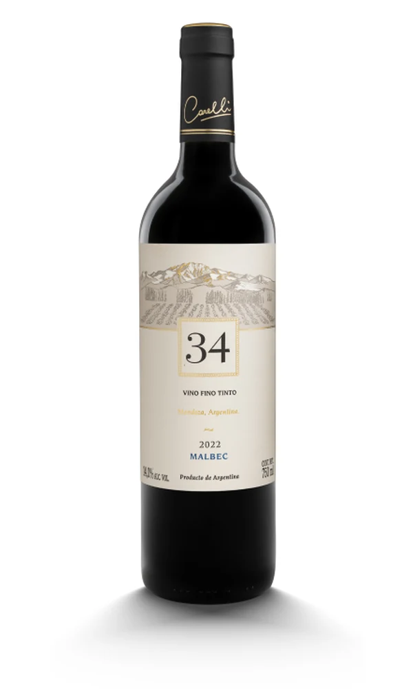 Botella de 34 Malbec