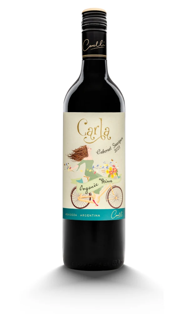 Botella de Carla Cabernet Sauvignon Orgánico