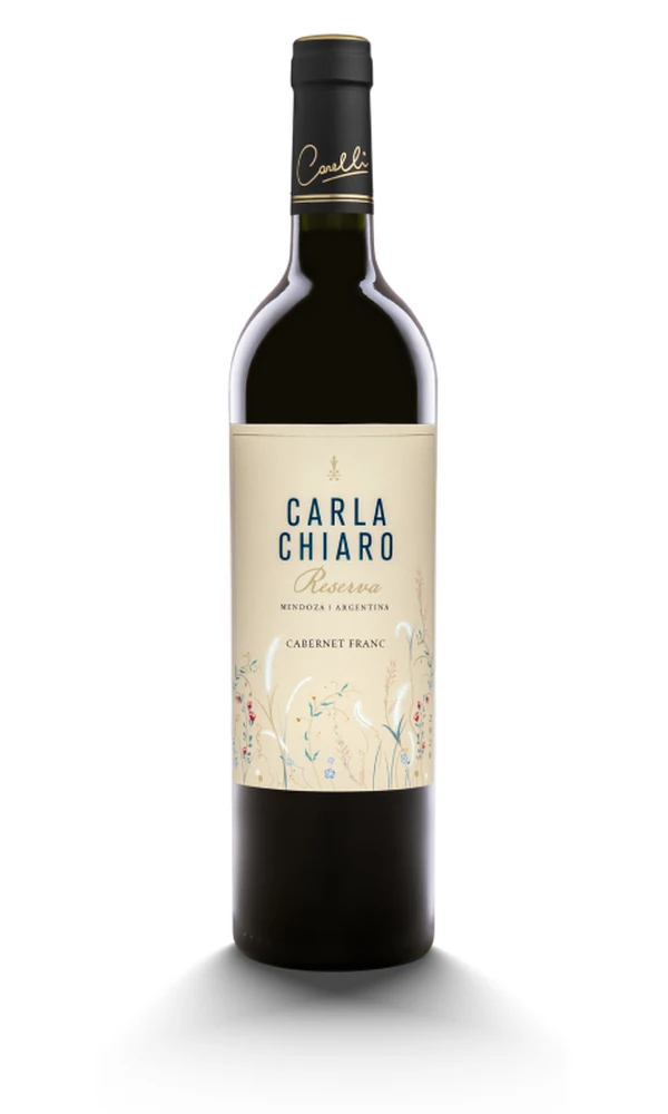Botella de Carla Chiaro Cabernet Franc Reserva