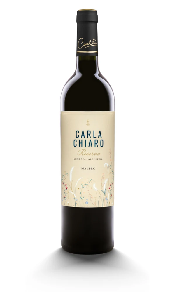 Botella de Carla Chiaro Malbec Reserva