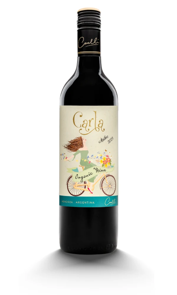 Botella de Carla Malbec Orgánico
